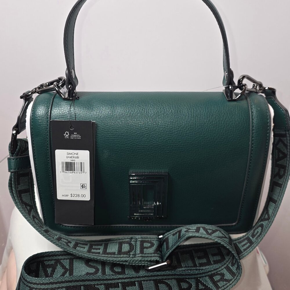 Karl Lagerfeld Paris Women’s Simone Flap Crossbody